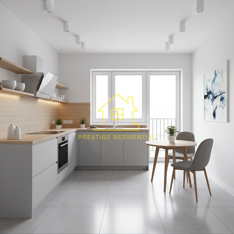 Doua camere, ap. finalizat bloc nou, 60mp, bloc premium, bonus loc parcare demisol acoperit